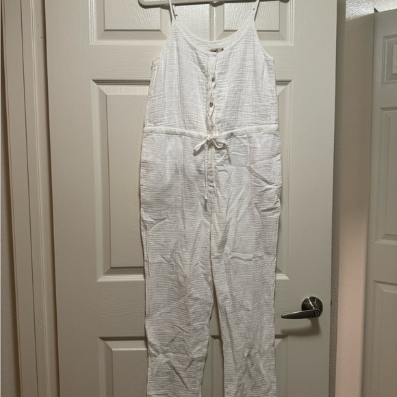 Faherty Dream Organize Cotton Gauze Leila Jumpsuit - Picture 8 of 15